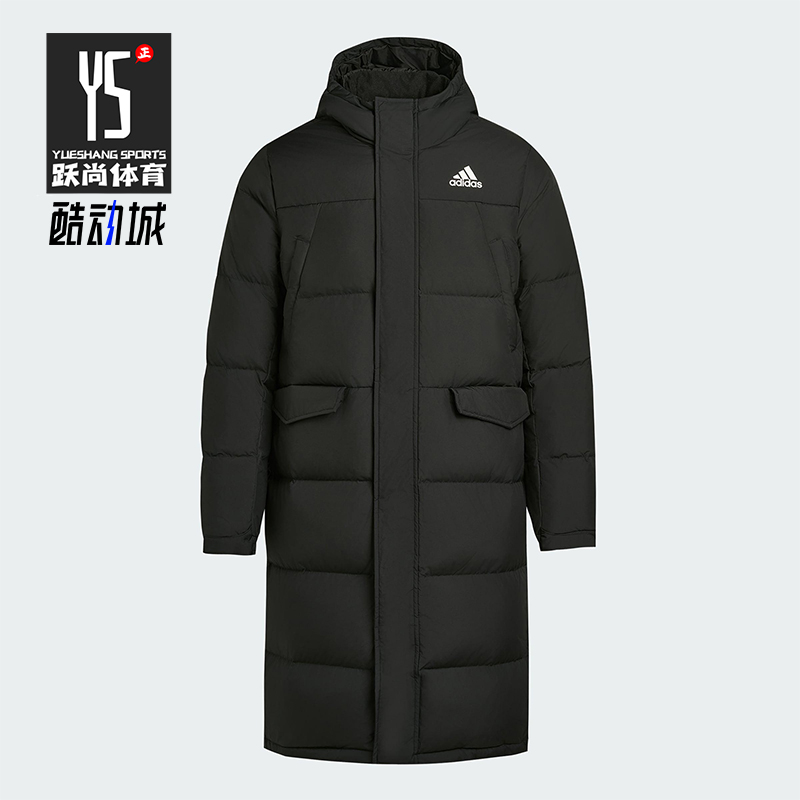 Adidas/阿迪达斯正品LONG DOWN PARKA男士运动保暖羽绒服KE5405