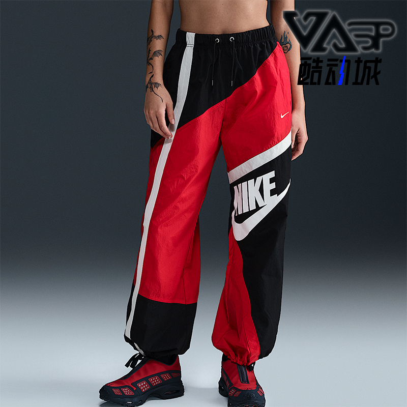 Nike/耐克正品新款女士宽松阔腿梭织休闲运动长裤HJ4179-657