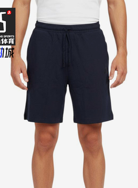 Adidas/阿迪达斯正品GFXKN新款男藏蓝色经典中腰系带短裤KR5086