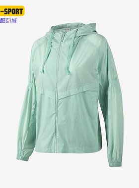 Skechers/斯凯奇正品夏季女子凉感梭织连帽薄款外套P223W022-0019