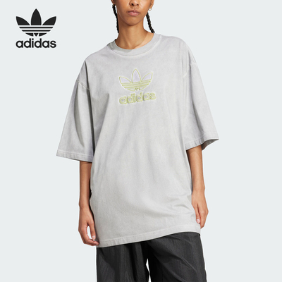 阿迪达斯女士运动简约短袖