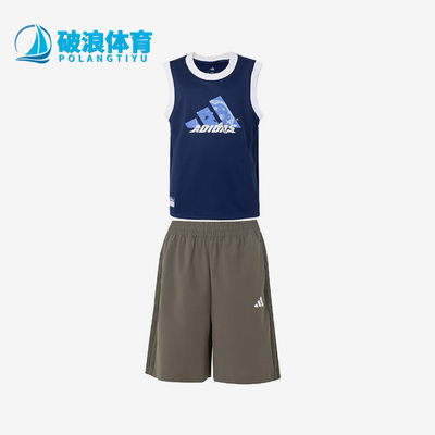阿迪达斯复古宽松运动风运动套装