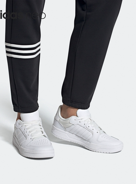 Adidas/阿迪达斯官方正品 NEO男女系带低帮经典休闲运动鞋 EH1865