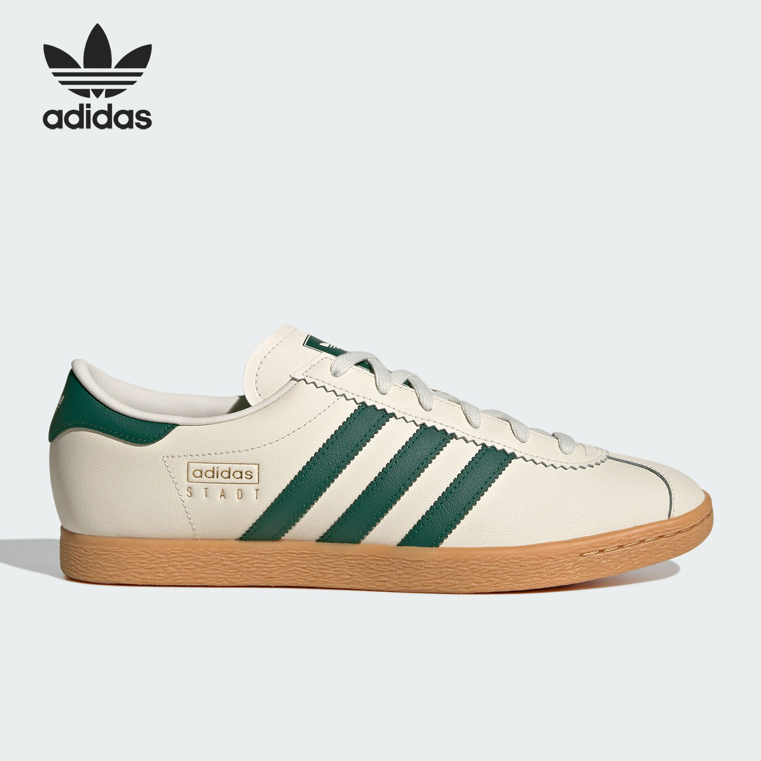 Adidas/阿迪达斯正品三叶草男女同款经典薄底运动板鞋JR8311 - 实物图