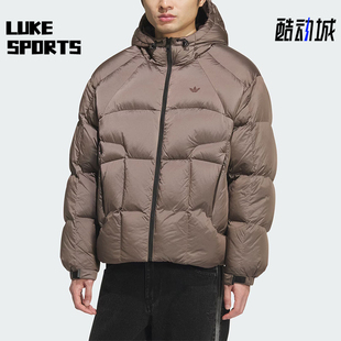 Adidas/阿迪达斯正品三叶草男士休闲复古宽松面包羽绒服KS6080