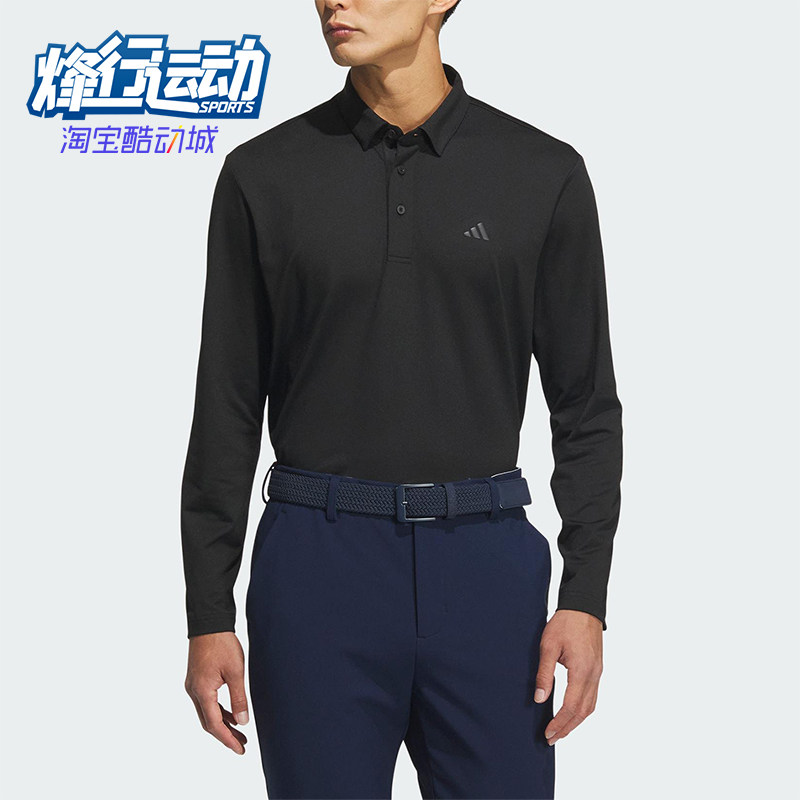 Adidas/阿迪达斯正品春秋男士透气针织高尔夫长袖POLO衫JM7116,运动服/休闲服装,运动POLO衫,淘宝优惠券,粉丝福利购,淘宝优惠卷