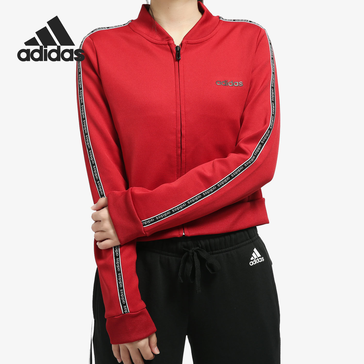 Adidas/阿迪达斯正品当季新品女子休闲运动训练外套夹克 EJ9670,运动服/休闲服装,运动茄克/外套,淘宝优惠券,粉丝福利购,淘宝优惠卷