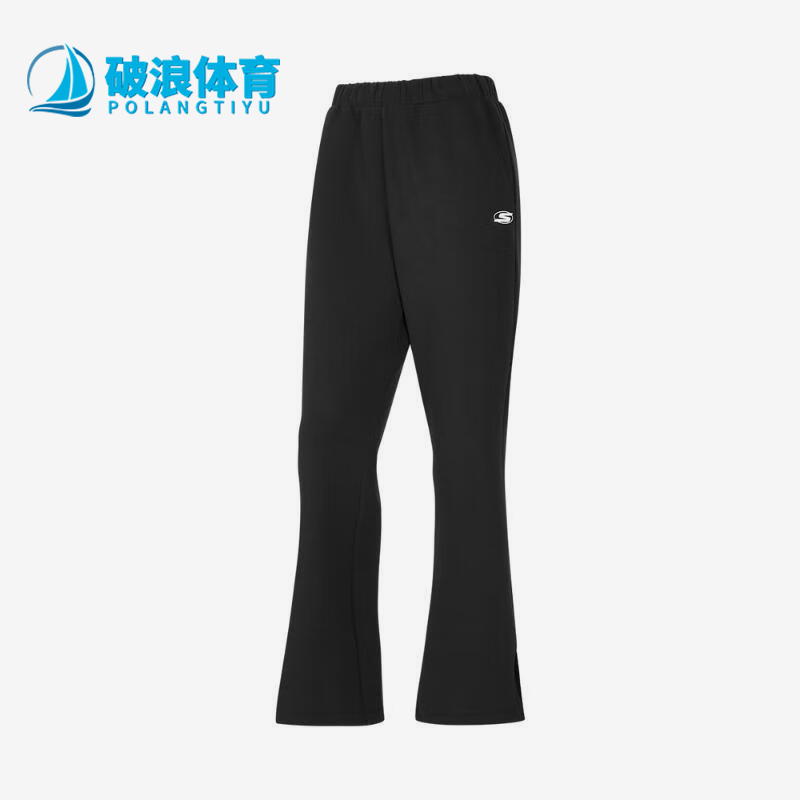 Skechers/斯凯奇正品运动女士轻便透气微喇针织休闲运动长裤