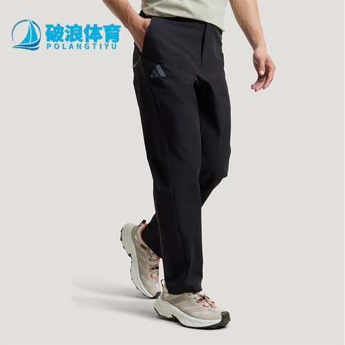 Adidas/阿迪达斯正品TEREXTEREX新款男经典黑色徒步运动裤KC7004
