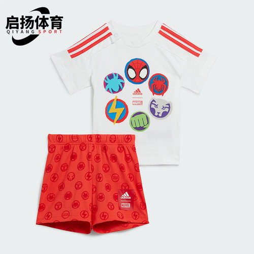 阿迪达斯运动短袖套装