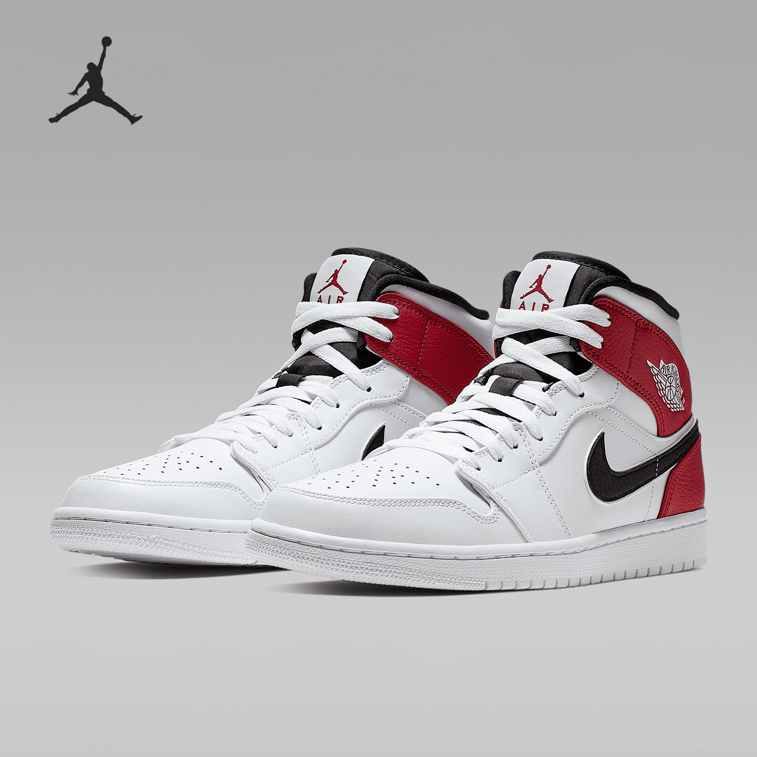Nike/耐克正品JORDAN 1 MID男士中帮复古篮球鞋554724-116