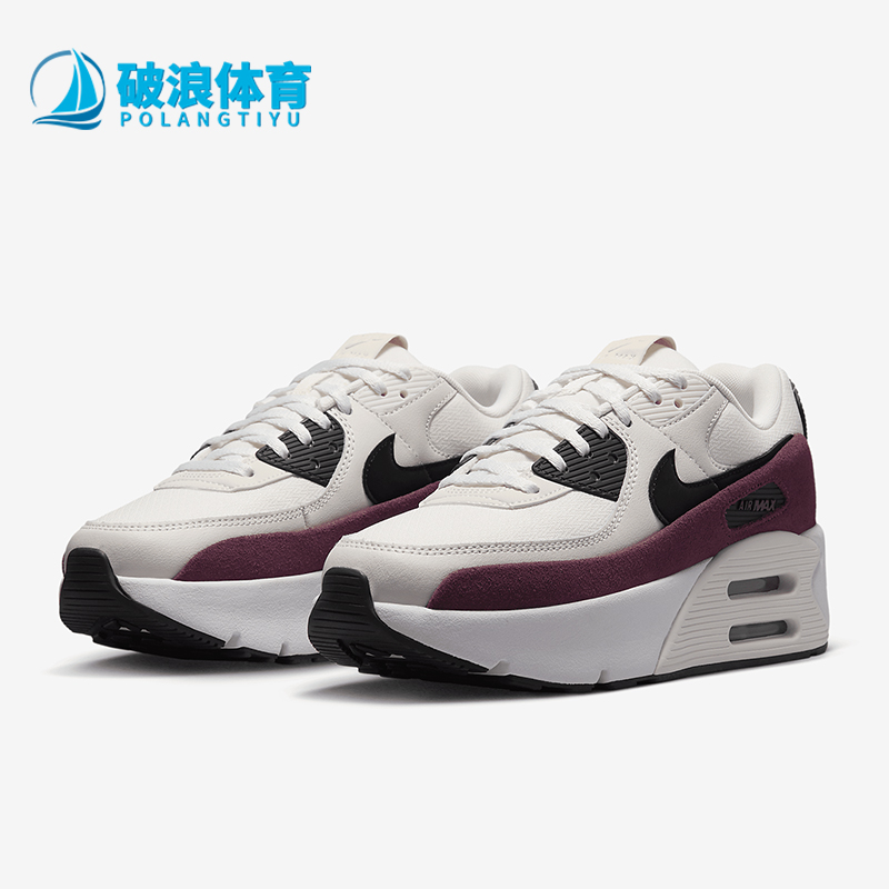 耐克女士气垫耐磨厚底运动鞋