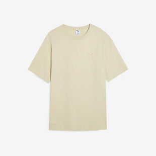632978 Puma 男女简约针织日常休闲短袖 款 彪马正品 2025夏季