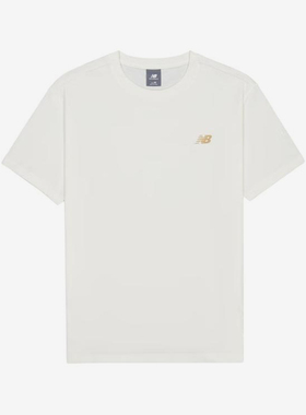 New Balance/NB正品2025新款男子印花休闲短袖T恤AMT41362-CIC
