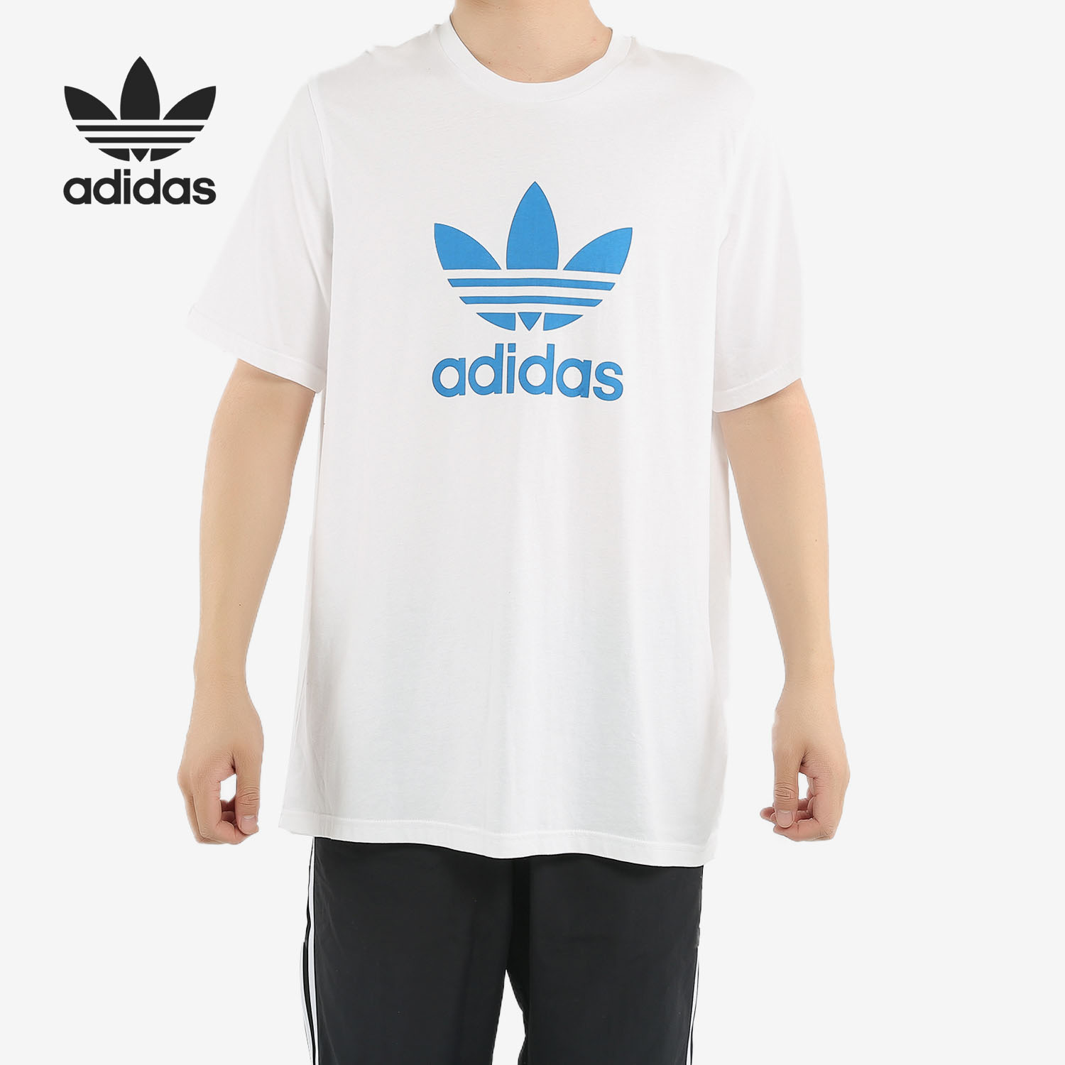 Adidas正品男子运动休闲短袖T恤