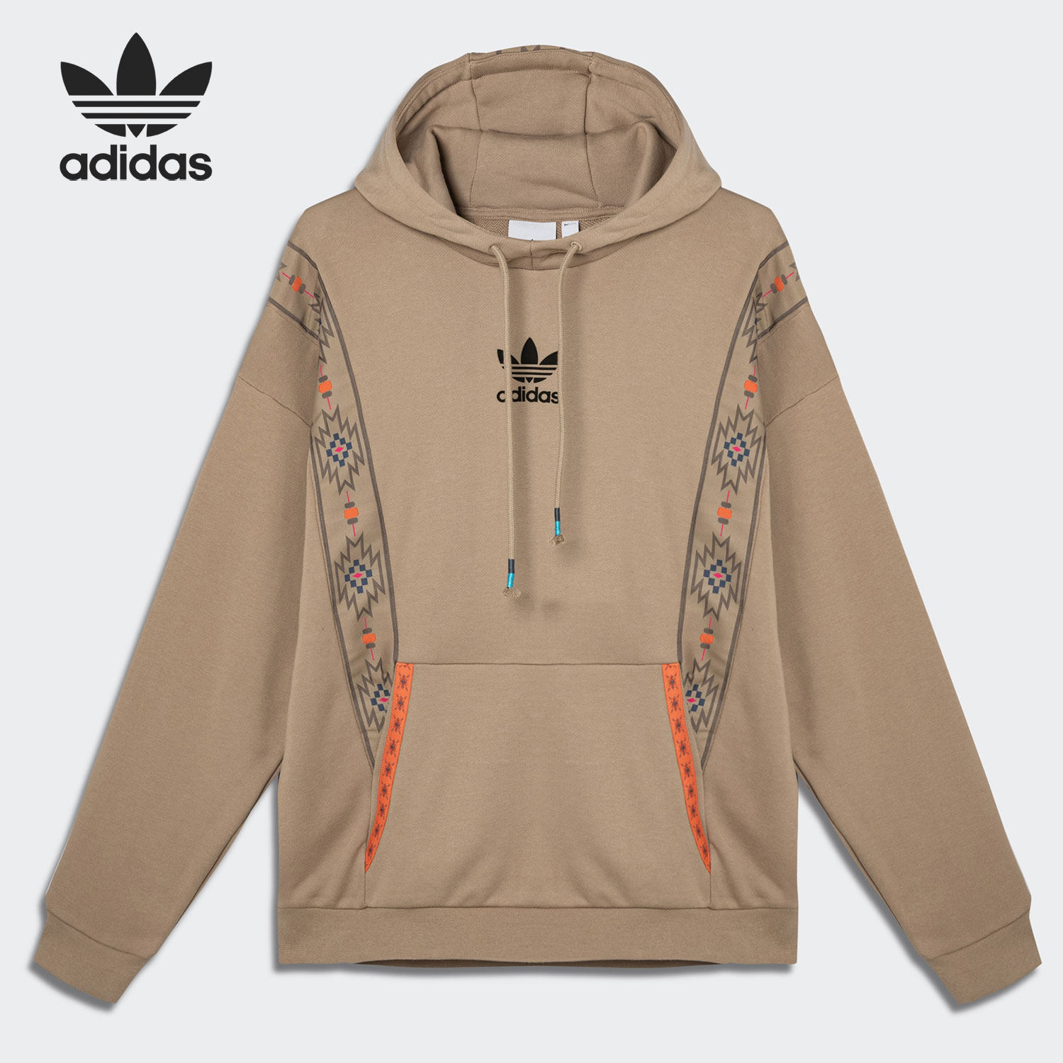 Adidas/阿迪达斯正品三叶草 FP Hoodie 男子连帽运动卫衣 GV0915