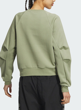 Adidas/阿迪达斯官方正品TECH CREW女士简约休闲卫衣JJ1573