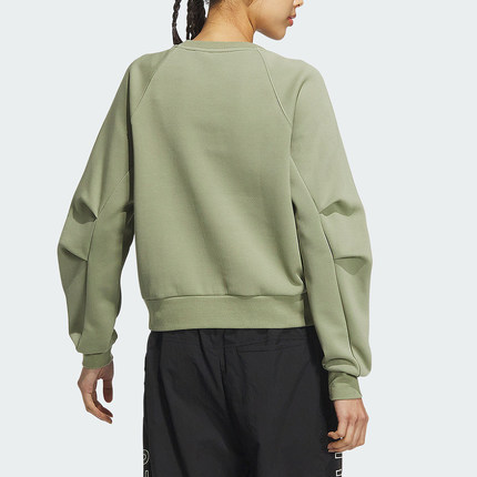 Adidas/阿迪达斯官方正品TECH CREW女士简约休闲卫衣JJ1573