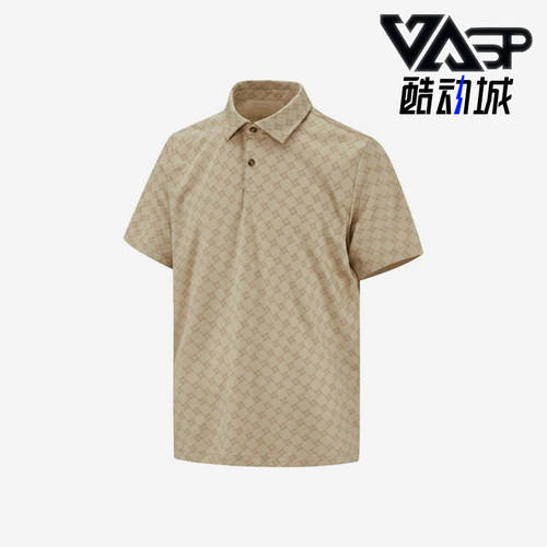 Nike/耐克正品JORDAN男士运动透气格子休闲翻领POLO衫HV1155-248