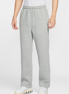 Nike/耐克正品Club男士加绒新款针织休闲直筒运动长裤FN3732-063