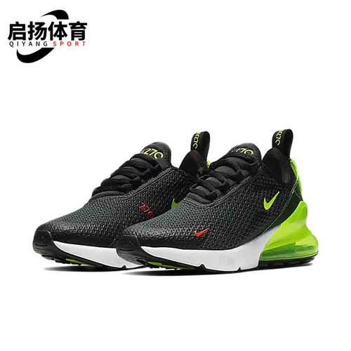 Nike/耐克正品AirMax270新款女黑黄色经典厚底鞋跑步鞋AV5141-001