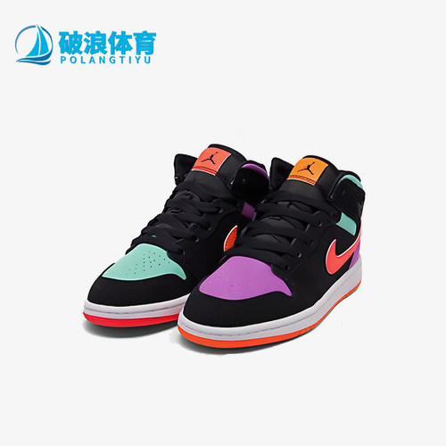 Nike/耐克正品耐磨中帮儿童经典运动缓震训练篮球鞋640734-083