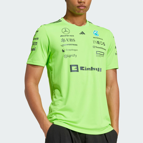 Adidas/阿迪达斯正品2025新款男士经典车队透气运动短袖JZ7402