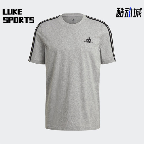 Adidas/阿迪达斯正品ESENTIALSENTIALSTE男士经典短袖T恤GL3735