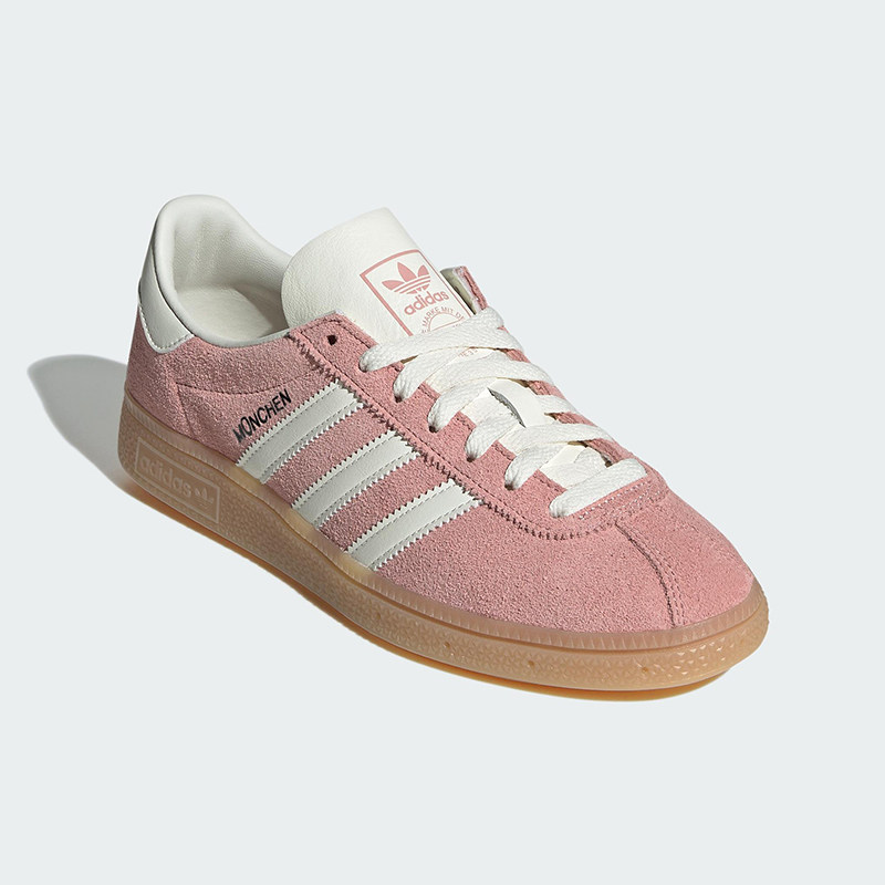 Adidas/阿迪达斯正品三叶草女士运动系带低帮防滑日常板鞋JS3992