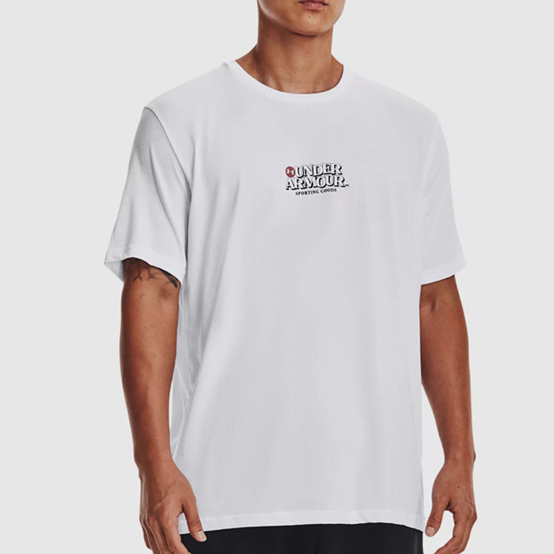 UA/安德玛正品SPORTING GOODS SS男士圆领舒适短袖T恤1376856-100