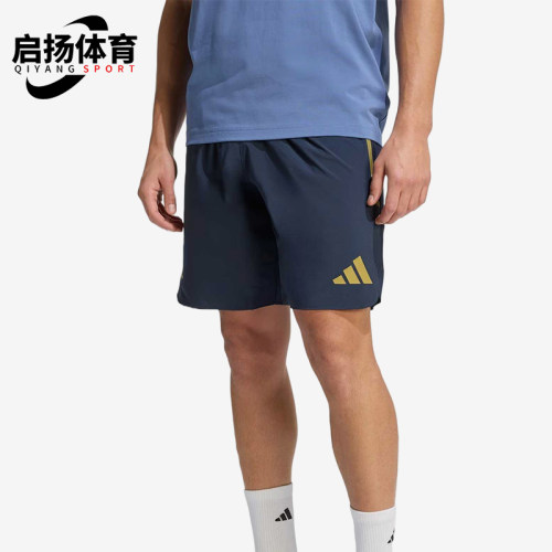 Adidas/阿迪达斯正品男足球裤休闲舒适轻便经典透气短裤JZ6454