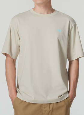 New Balance/NB正品夏季新款男子纯色简约短袖T恤NEE36011-LBE