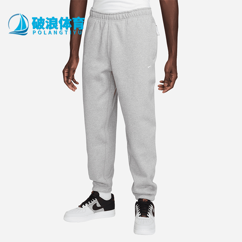 Nike/耐克正品Solo Swoosh男士中腰束脚运动长裤DX1364-063