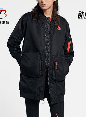 Nike/耐克正品休闲女士宽松运动保暖长袖夹克外套BV9000-010
