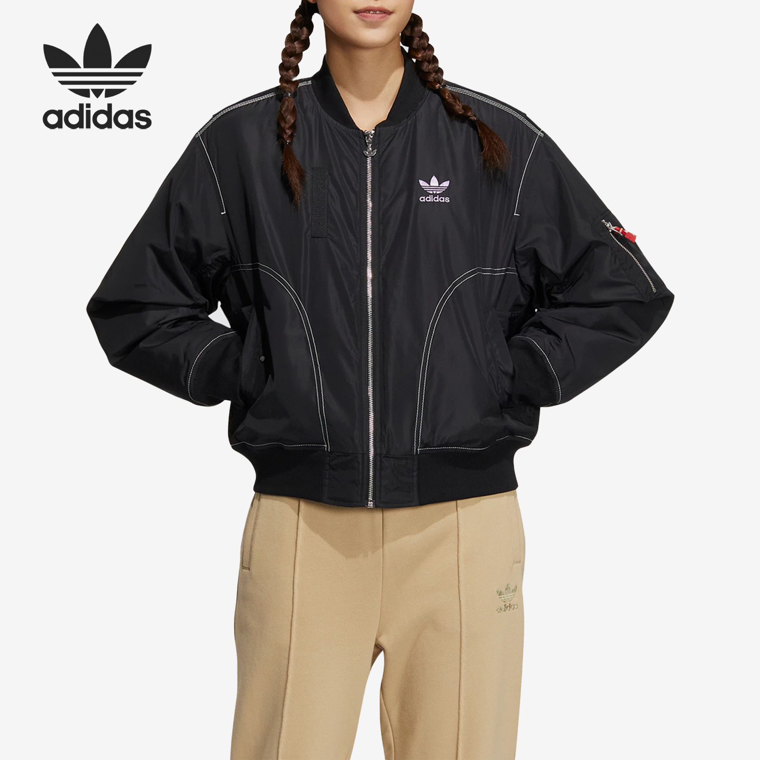 阿迪达斯正品女子棉服