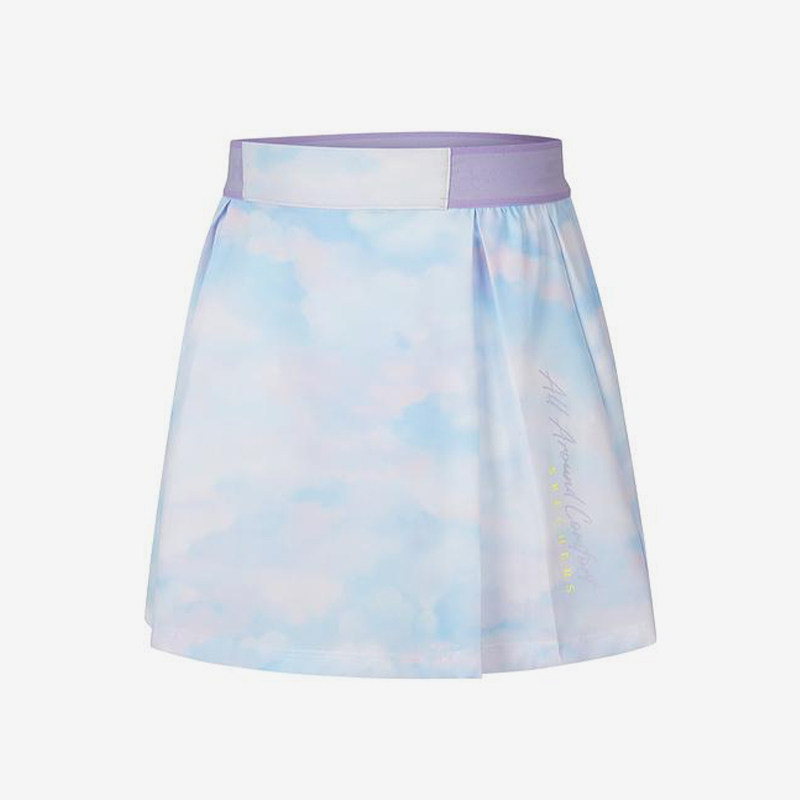 Skechers/斯凯奇正品夏季款女童松紧印花简约针织短裙P225G066图片
