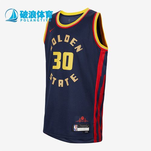 Nike/耐克正品新款大童圆领字母印花复古训练球衣IF2400-419