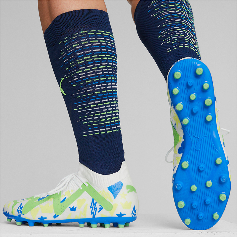 Puma/彪马正品2024新款男士运动高帮耐磨缓震时尚足球鞋