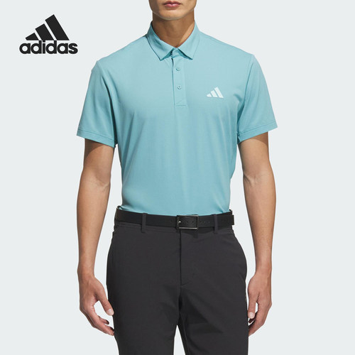 Adidas/阿迪达斯官方正品夏季男士高尔夫翻领短袖POLO衫JM0232