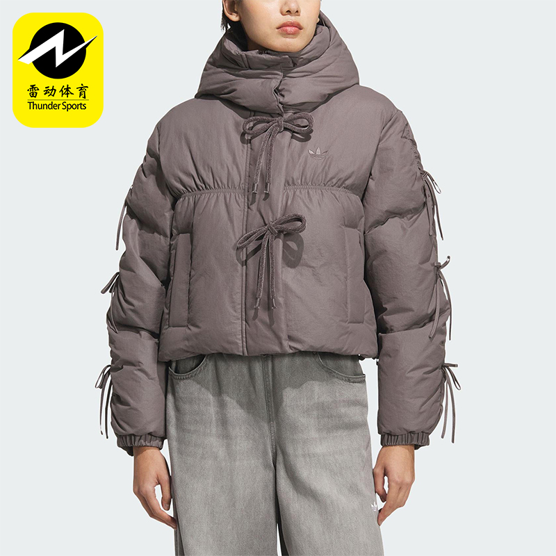 Adidas/阿迪达斯正品BOW PLAY DOWN女士时尚保暖运动羽绒服KC2609