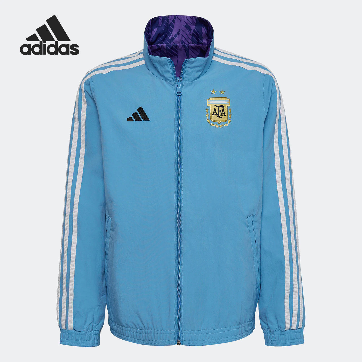 Adidas/阿迪达斯正品阿根廷队大童双面穿足球运动外套HF3947