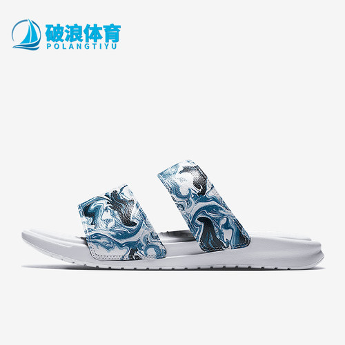 Nike/耐克正品Benassi DUO女士双绑带透气休闲拖鞋819717-002