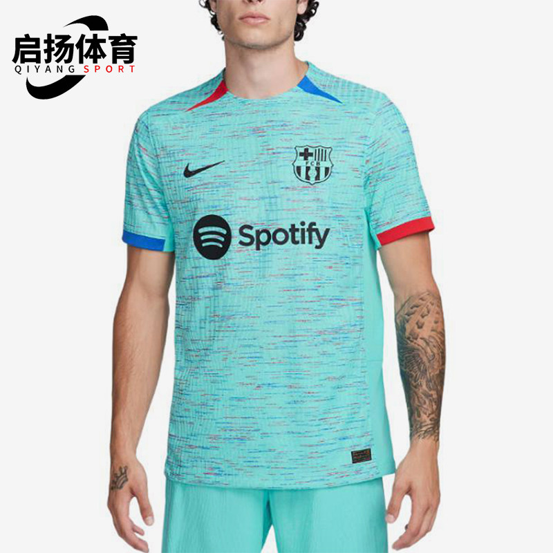 Nike/耐克正品夏季新款男士圆领透气训练足球运动短袖DX9756-487