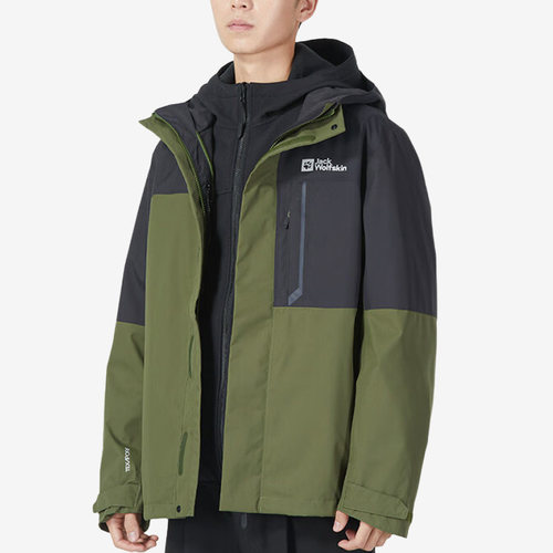 Jack wolfskin/狼爪正品新款男子户外冲锋衣三合一5121152