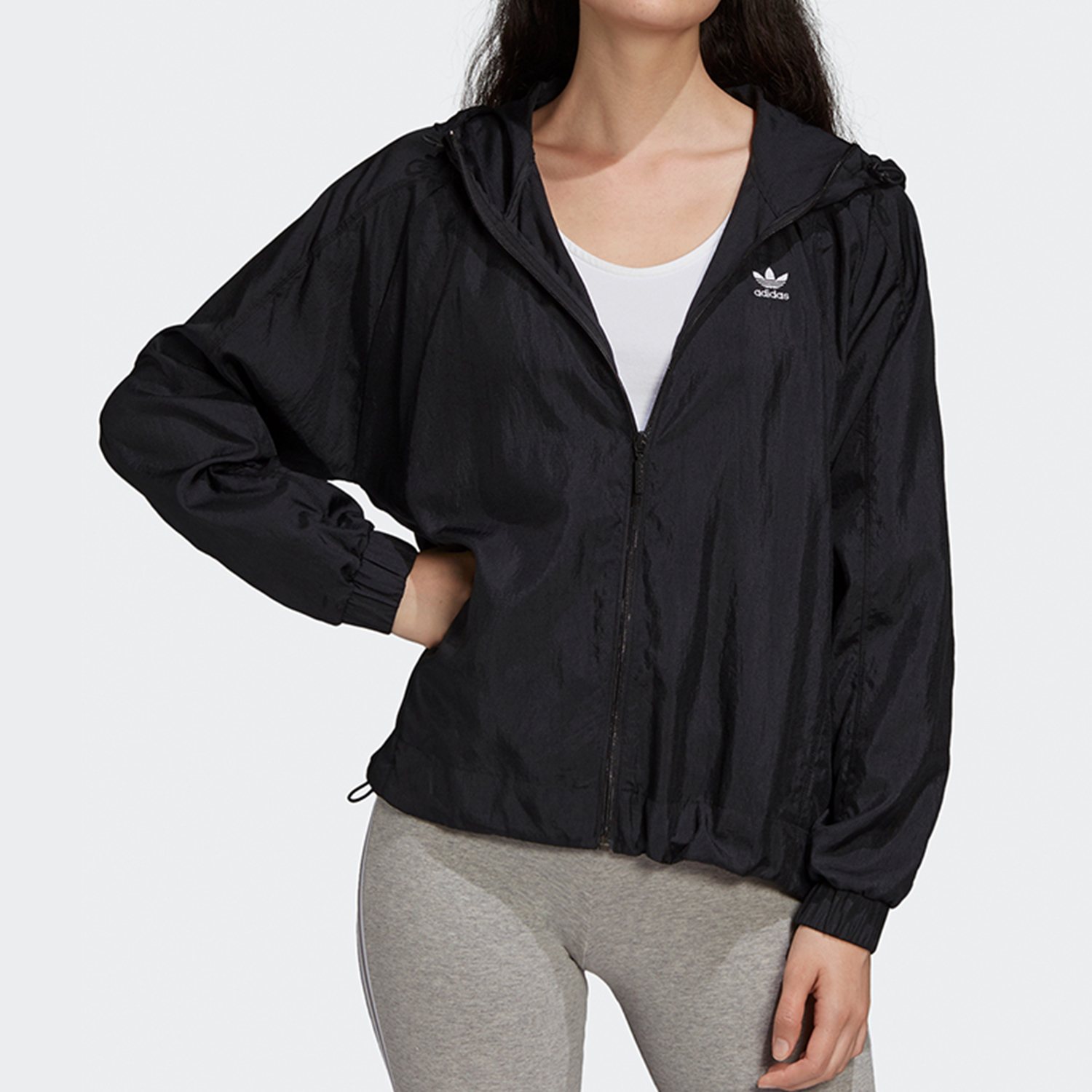 阿迪达斯正品春秋新款女运动外套