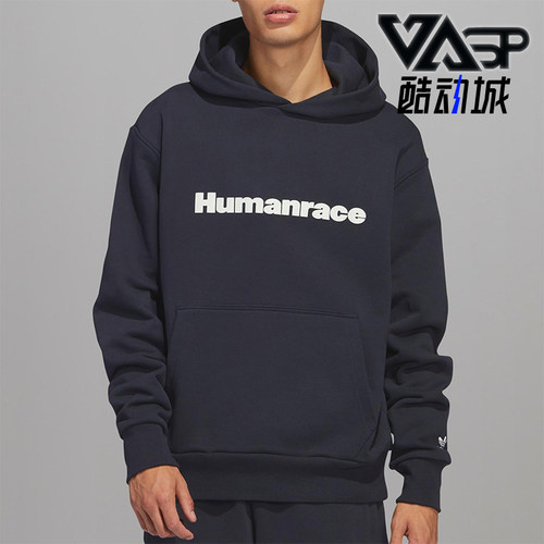 Adidas/阿迪达斯正品运动男女字母图案连帽长袖卫衣HS4817