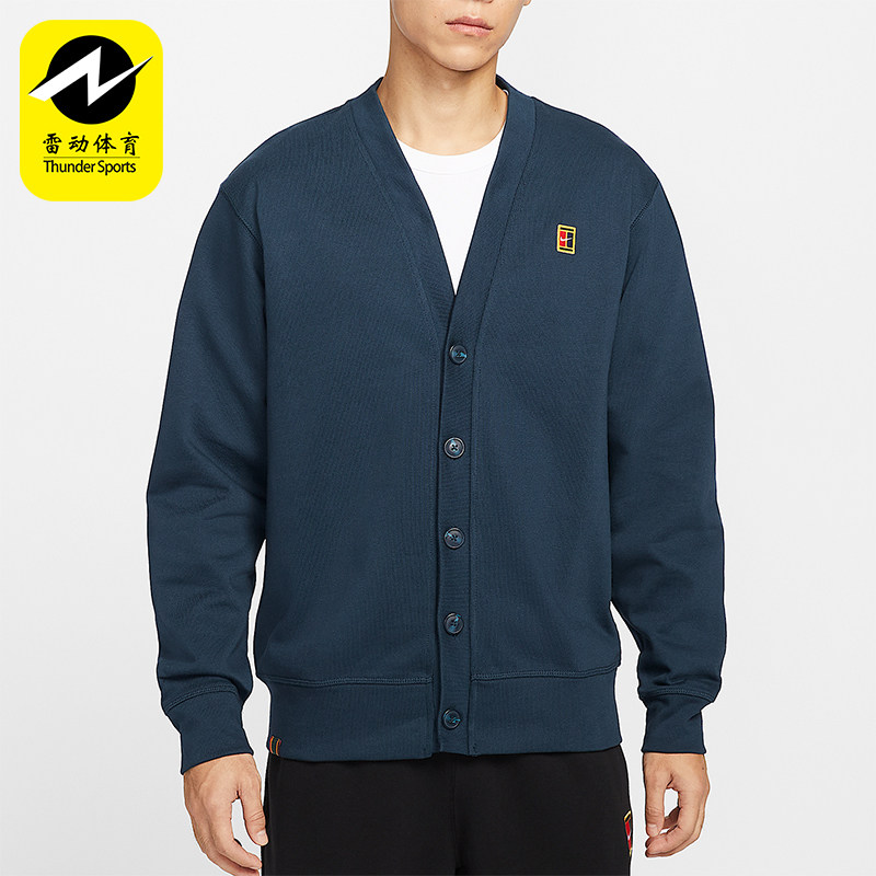 Nike/耐克正品Court Fairway男士长袖针织休闲运动开衫IM9362-478