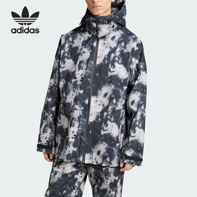 阿迪达斯男士时尚印花外套