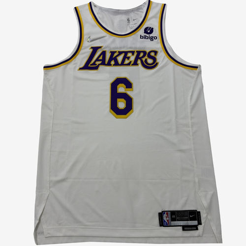 Nike耐克正品NBA湖人队75周年詹姆斯男女同款篮球球衣DB3227-102