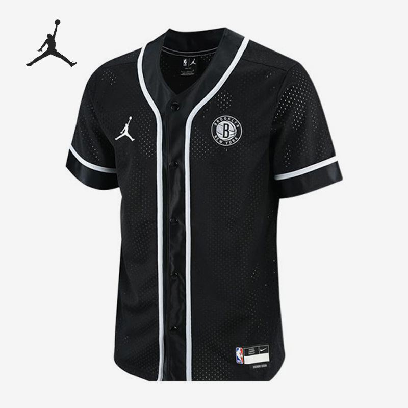 Nike/耐克正品Jordan Brand篮网队男子运动短袖T恤DR2403-010